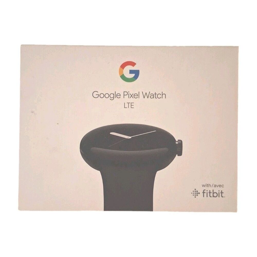 Google Pixel Watch (1st Gen) GKRGWT9R GKRG943M, Charcoal Band 41mm